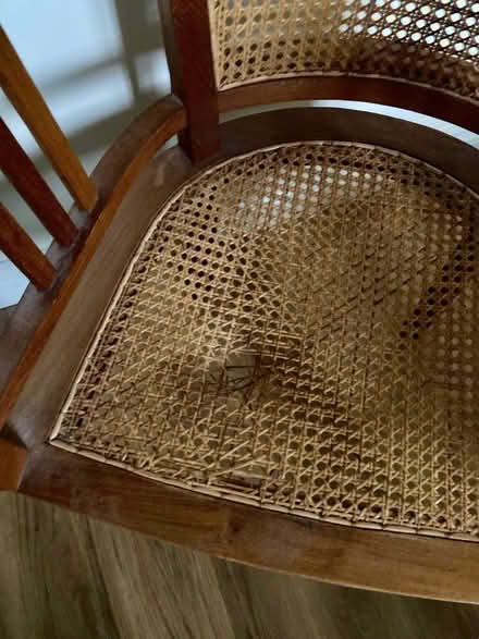 Photo of free Wooden chair (in need of repair) (CO7) #2