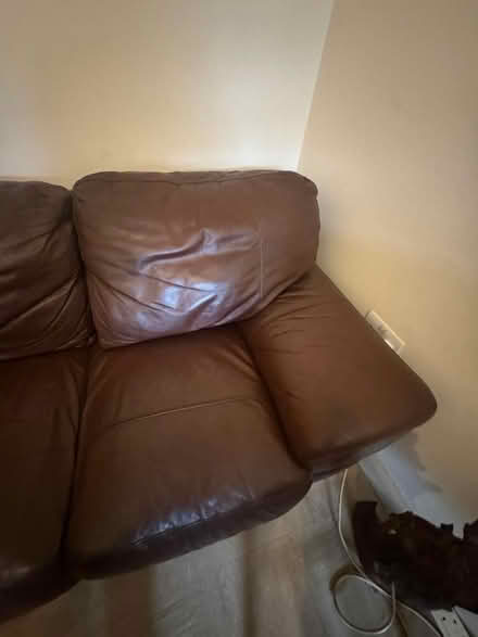 Photo of free Dresser & 2 seater leather sofa (SE6 Southend Lane) #3