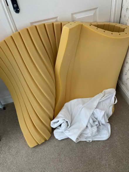 Photo of free Single bed sized foam mattress topper (Mickleover DE3) #1