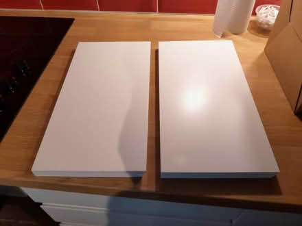 Photo of free 2 white drawer fronts malm bedside (Sandylands morecambe LA3) #1