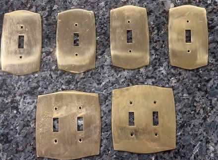 Photo of free Solid Brass Switch Plate Covers (Ashburn Farm) #1