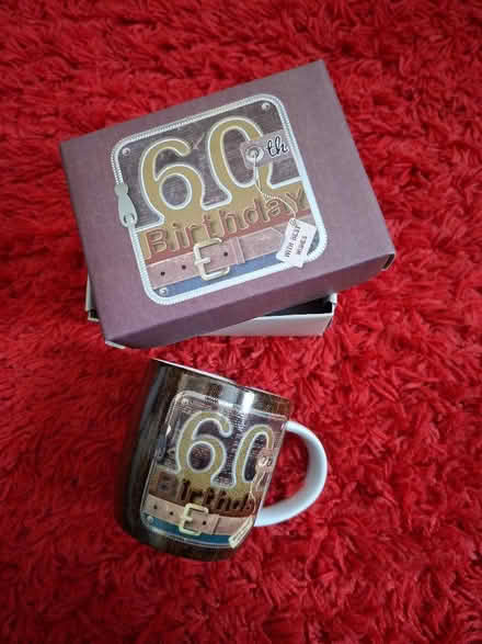 Photo of free Boxed 60th birthday mug (Bilton CV22) #1