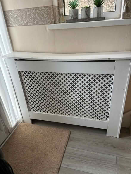 Photo of free White radiator cover (Bs15 4ub) #1