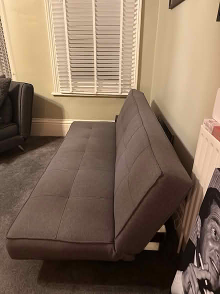 Photo of free Low grey sofa bed (Brighton) #3
