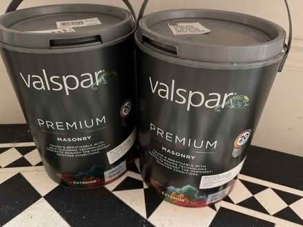 Photo of free Valspar Premium Masonry Paint (Cromer NR27) #1