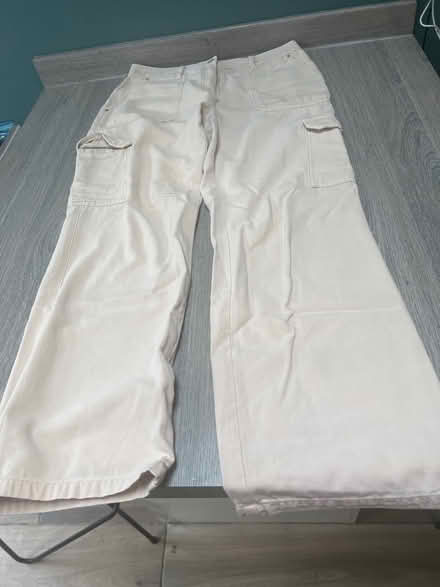 Photo of free Papaya Beige Cargo Trousers. Size 12. Good condition (Southsea PO4) #1