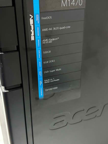 Photo of free Acer Desktop Computer (Blofield Heath NR13) #2