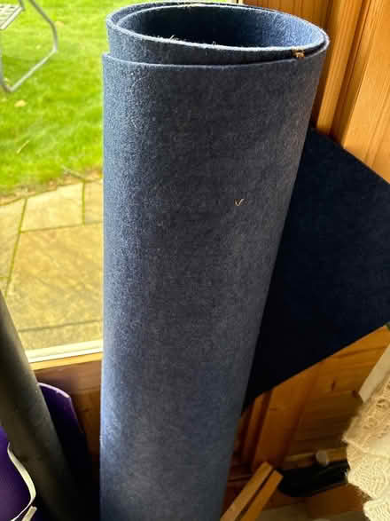 Photo of free Roll of blue felt (Parsons Heath CO4) #1