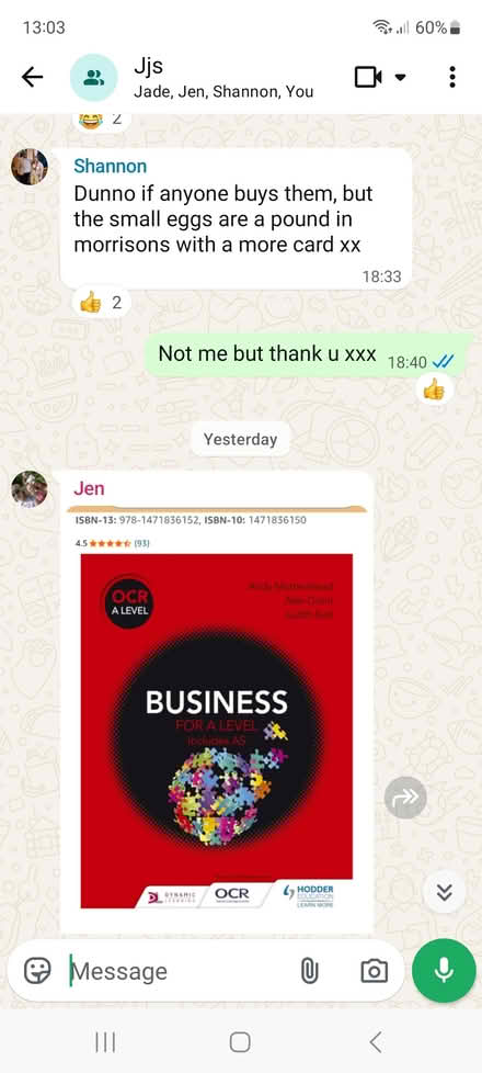 Photo of Business ALevel book (Wallsend NE6) #1