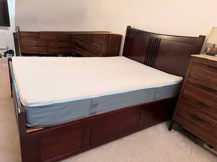 Photo of free Wooden double bed frame (Quainton HP22) #3