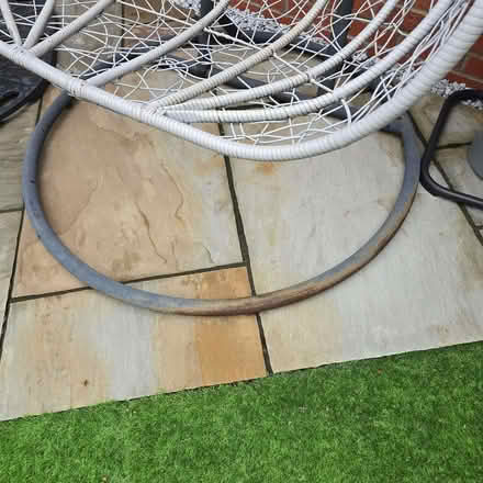 Photo of free Double egg chair, grey and black (Longbridge B31) #3