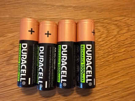 Photo of free New Duracell AA HR6 / NiMH 1.2V Rechargeable 1300mAh (Nunnery Wood WR5) #1