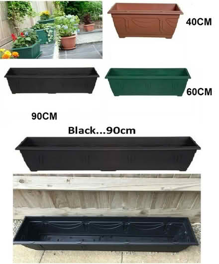 Photo of Rectangular planter/plant pots (Didsbury M20) #2