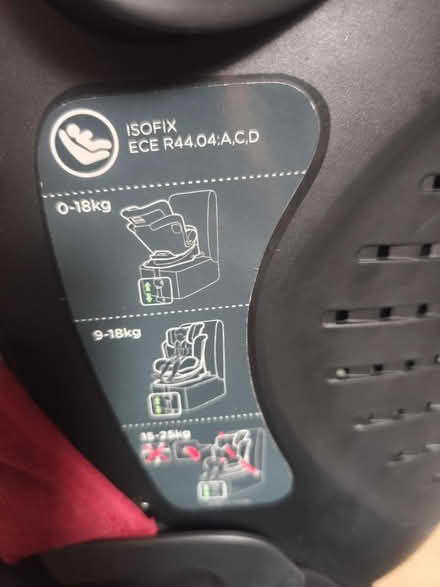 Photo of free Joie car seat & isofix base (Dublin 18) #3