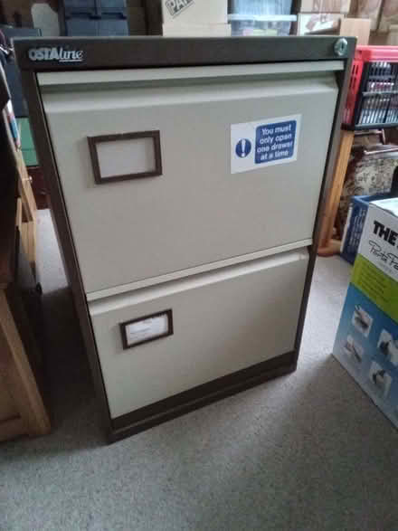 Photo of free 2-drawer Filing Cabinet (Brickhill MK41) #1