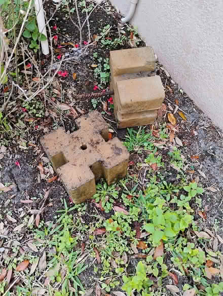 Photo of free Corner concrete blocks/flower beds (Near Oslo Middle School) #2