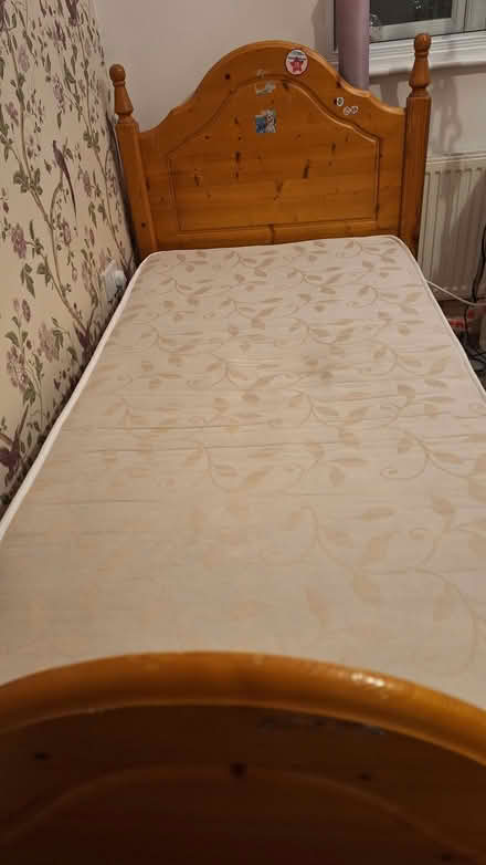 Photo of free Wooden Single Bed (BD17) #1
