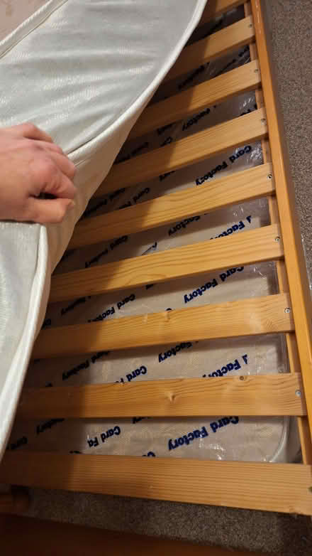 Photo of free Wooden Single Bed (BD17) #3