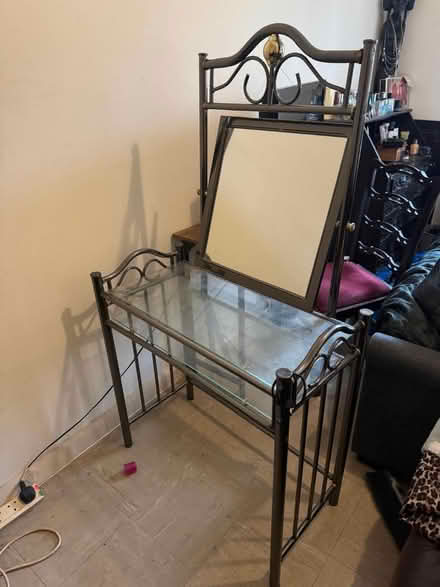 Photo of free Dresser & 2 seater leather sofa (SE6 Southend Lane) #1