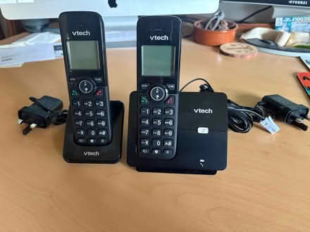 Photo of free VTECH CS2001 Cordless Phone - Twin Handsets, Black (Gosport PO13) #1