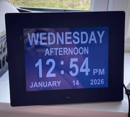 Photo of free Large format digital clock / reminder (Rodington SY4) #1