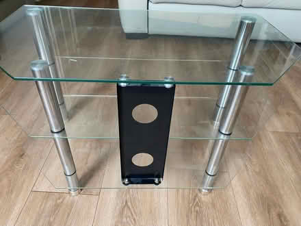 Photo of free Glass TV stand (Kirkley NR33) #3