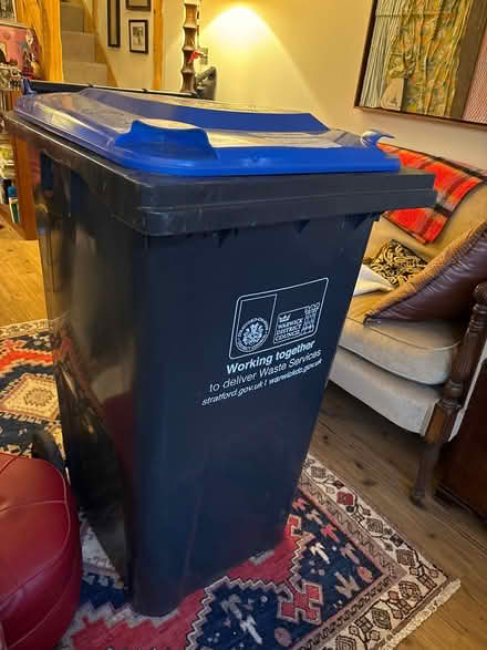 Photo of free Large Blue Recycle Bin (CV8 1NB) #1