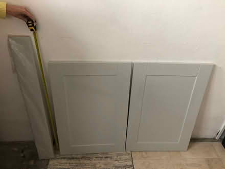 Photo of free Wren Fossil Grey kitchen cabinet doors etc (Bishopston BS7) #1