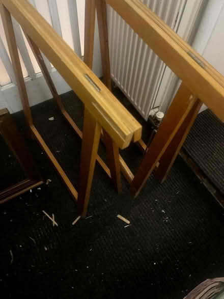 Photo of free timber trestles (Somers Town NW1) #1