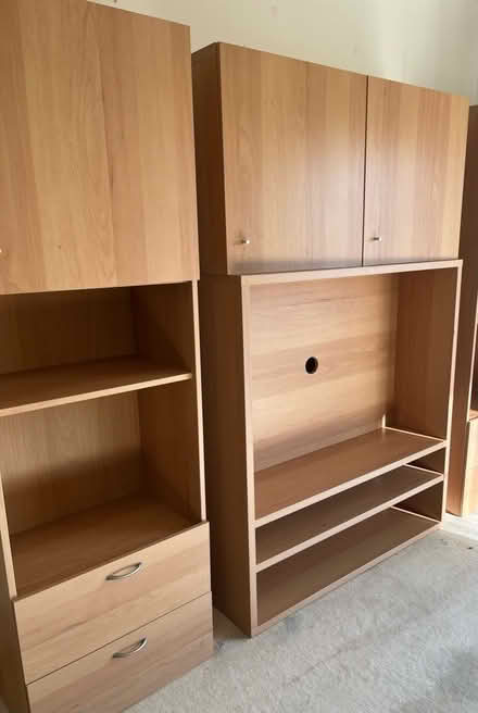 Photo of free One slim storage unit, one TV unit and a cupboard unit (Kidlington OX5) #1
