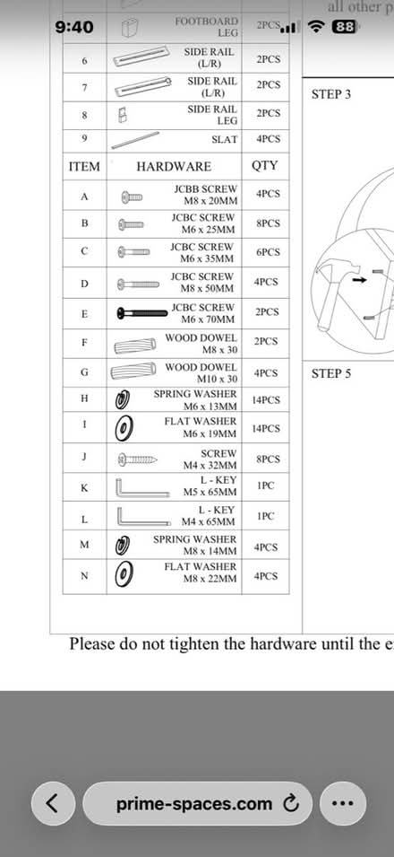 Photo of free Queen Bed (South Plainfield) #3