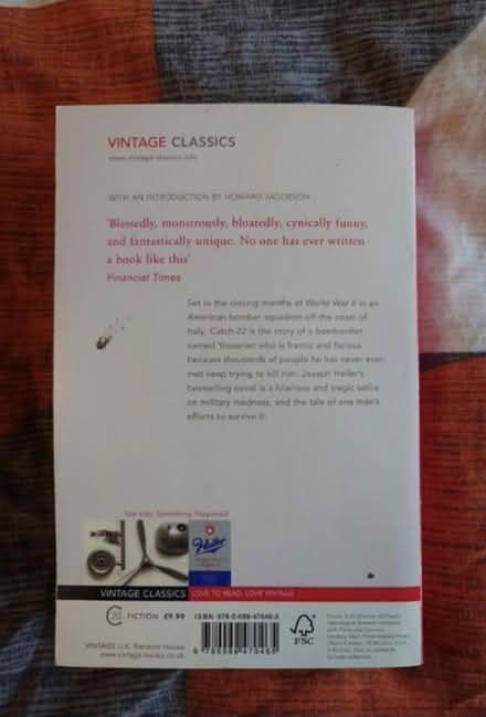 Photo of free Heller Vintage Catch-22 Novel (Ruskin Park SE5) #2