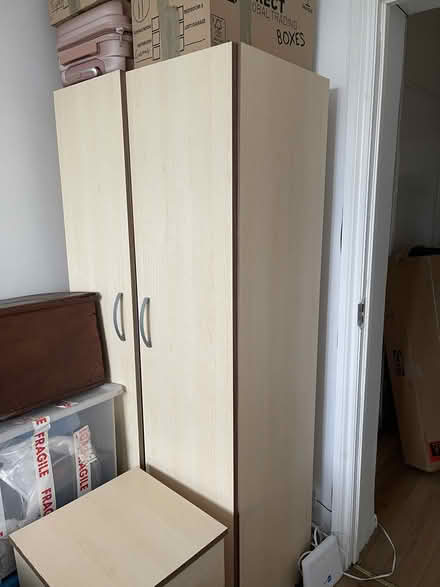 Photo of free Wardrobes, 2 x bedside cabinets, 2 x mattresses, 1 x bed (Woolwich SE18) #1