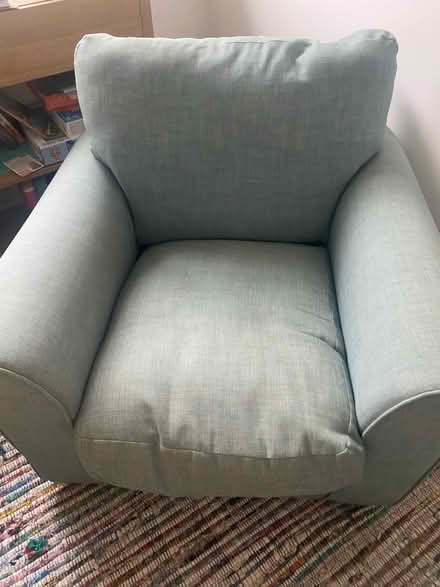 Photo of free Light blue armchair (Netherton ML2) #1
