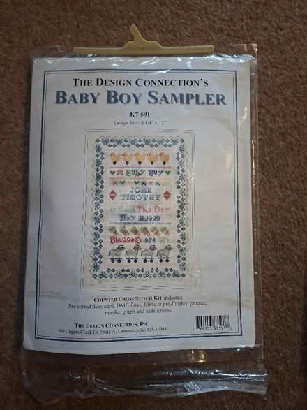 Photo of free Counted cross stitch kit (Crickheath SY10) #1