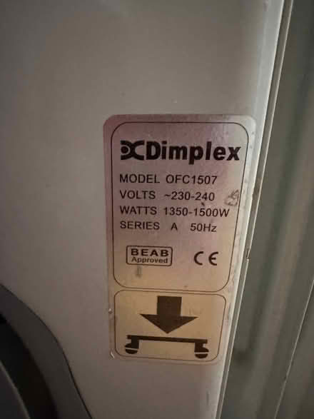 Photo of free Dimplex oil-filled electric radiator (Mynydd LLandegai LL57) #1