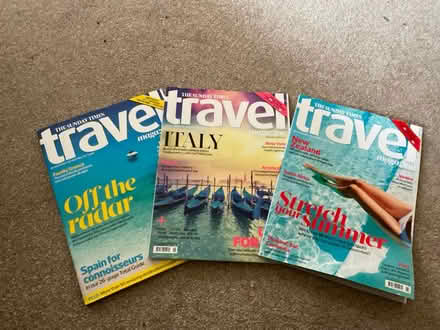 Photo of free Sunday Times Travel Magazines (Covingham SN3) #2