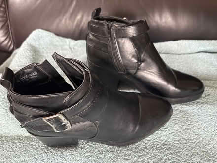 Photo of free Black ankle boots (Downley HP13) #1