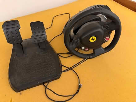 Photo of free Gaming steering wheel and pedals (Knaresborough HG5) #2