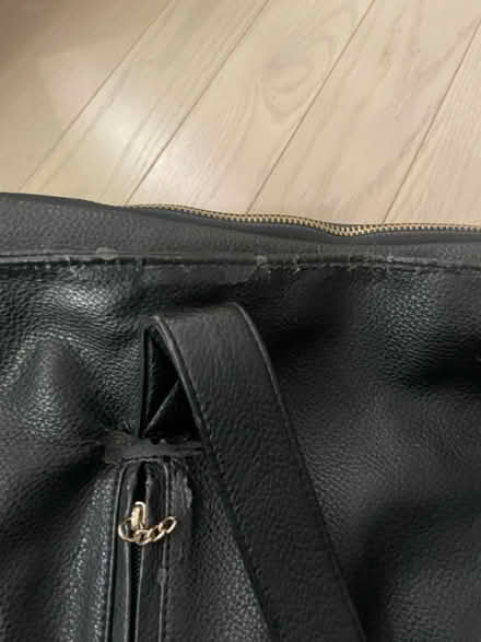 Photo of free Furry/faux leather black purse (Kennedy/16th in Markham) #3