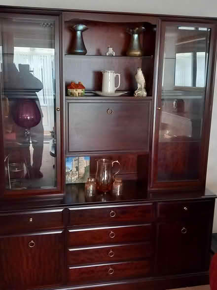 Photo of free Wall unit mahogany (Carlton in Lindrick S81 9) #1