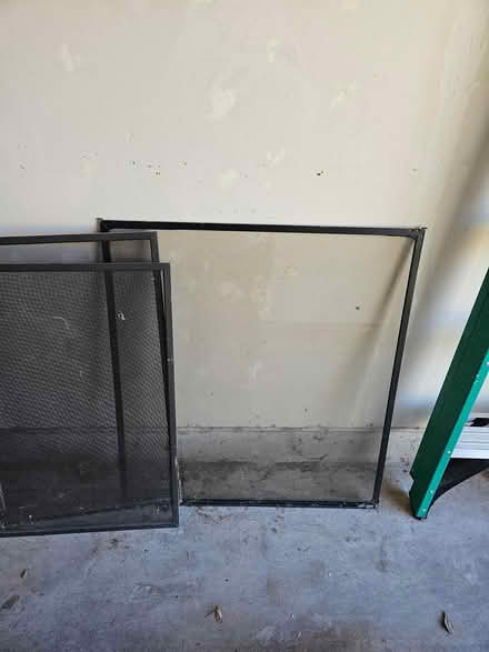 Photo of free glass windows piece + screens (North Denton (288 & 2164)) #1