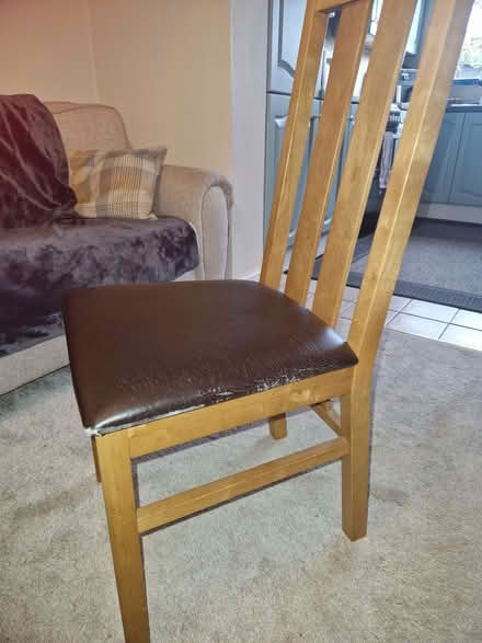 Photo of free Wooden Dining Table And 6 Chairs (Fackley NG17) #2