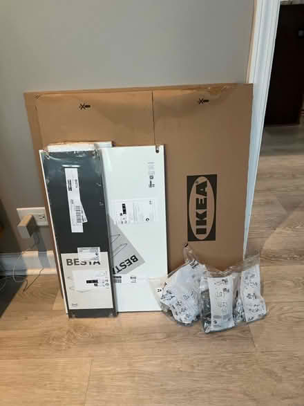 Photo of free IKEA Besta doors, shelves (83rd & Mendingwall) #1