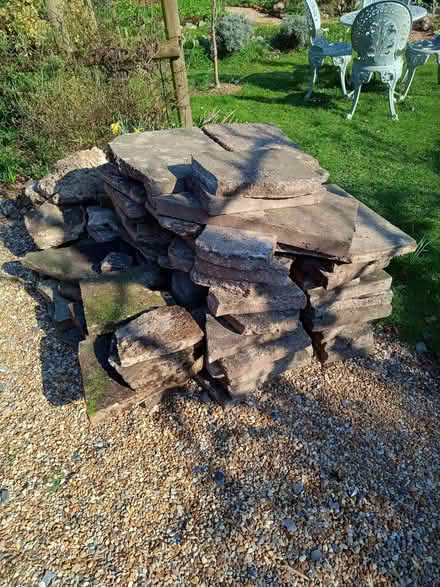Photo of free crazy paving slabs (Rowlands Castle PO9) #1