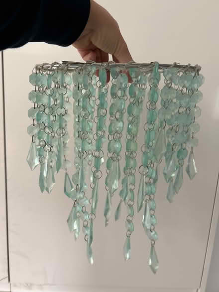 Photo of free Teal crystal lampshade (Erith DA8) #1