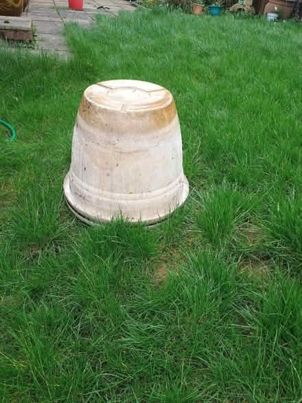 Photo of free X2 large plastic pots (SE12) #1
