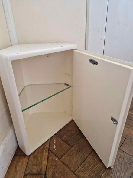 Photo of free Small wooden corner cupboard (Tq149sg) #2