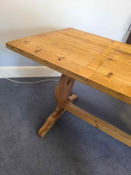 Photo of free Pine kitchen/dining table (Reading RG2 (Shinfield Road)) #4