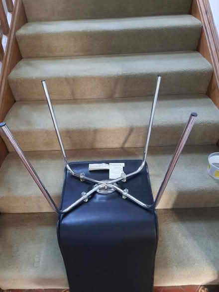 Photo of free Chrome chair legs (Stroud central) #1